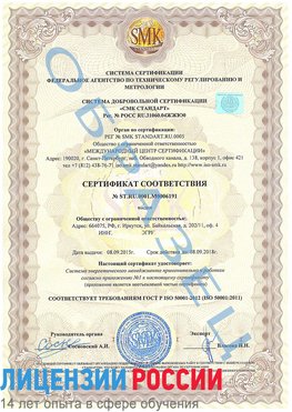Образец сертификата соответствия Минеральные Воды Сертификат ISO 50001